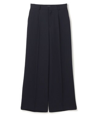 BEIGE， 【洗える・Precious 4月号掲載】JASMINE / ベルト付きワイドストレートパンツ Navy