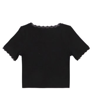 WEGO ロゴレースちびT ブラック