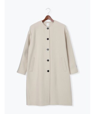 Te chichi ウールメルトンノーカラーロングコート《2025winter catalog item》 ベージュ