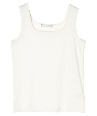 Green Parks Ｂ．ＳＥＴ２点深Ｖプルオーバー＋スクエアタンク Ecru