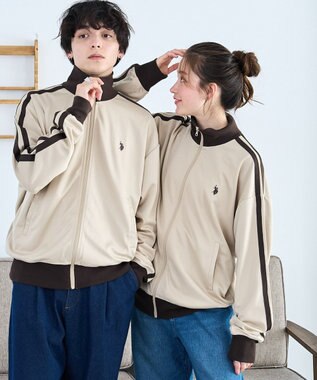 WEGO 【ユニセックス着用ITEM/追加カラー】U.S. POLO ASSN.ライントラックジャケット ベージュ