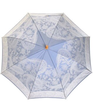 槇田商店 Kirie ペイズリー ミステリアスブルー 長傘 ブルー