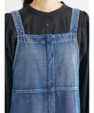 Green Parks ・ＳＵＧＡＲ　ＳＰＯＯＮ　カラーデニムジャンスカ Indigo