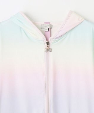 ANY KIDS UVカット さらさら パーカー レインボー