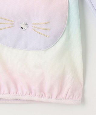 ANY KIDS UVカット さらさら パーカー レインボー