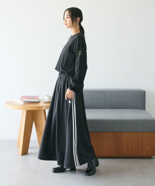 CRAFT STANDARD BOUTIQUE ワンポイント刺繍長袖チュニック Black