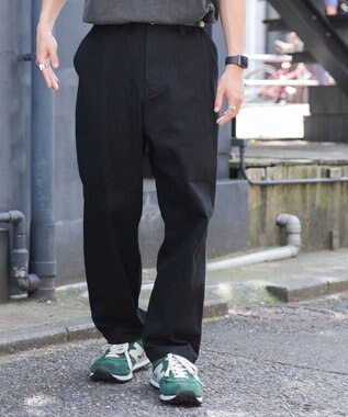 WEGO 【ユニセックス着用ITEM/手洗い可】バギーパンツ ブラック