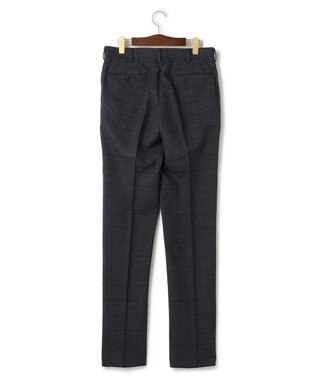 J.PRESS MEN トリートメントウール ストレッチサキソニーチェック スラックス グレー系3