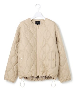 23区 中綿パディング コンパクト アウター ベージュ系