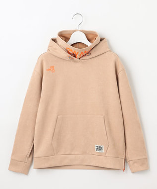 PW CIRCULUS 【WOMEN】スエード調 デタッチャブルフーディ ベージュ系