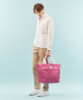 23区GOLF 【MEN】【UVケア】ワッフル パーカー ホワイト系