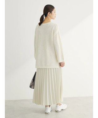 Green Parks プリーツスカート Ivory