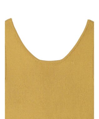 earth music&ecology ２ＷＡＹリブニットタンクトップ Yellow