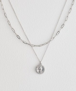 earth music&ecology 【ステンレス】2SETコインネックレス