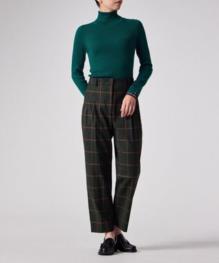 Paul Smith ウィンドウペーン テーパードパンツ カーキ