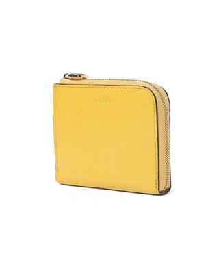 PELLE BORSA L字ファスナーミニ財布 Minato ミナト 3502 イエロー