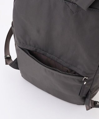 LA BAGAGERIE 【MONICA】サイドジップリュックサック ダークグレー