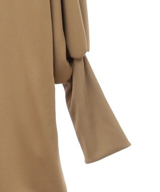 Green Parks ａ．ポンチ袖ボリュームワンピース Beige