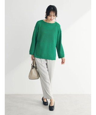 Green Parks メッシュニットプルオーバー Green