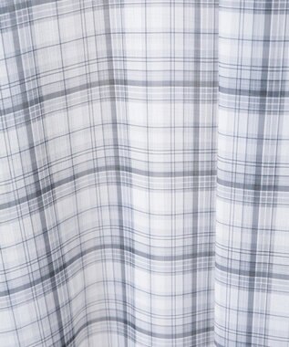 earth music&ecology シアーチェックシャツ Off White