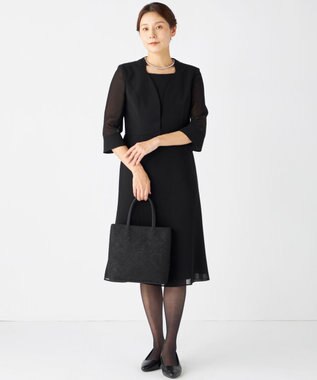 自由区 FORMAL 【日本製】レース ソフト サブバック ブラック系