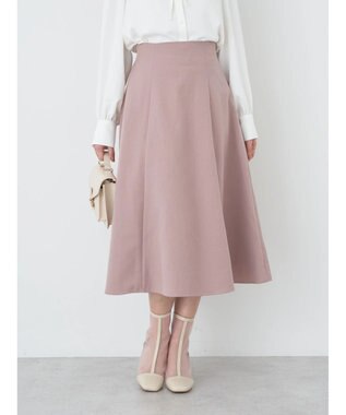 earth music&ecology すきな丈フレアスカート Pink