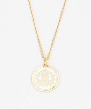 J.PRESS LADIES 【3WAY】 パールコイン 2連 ネックレス ゴールド系