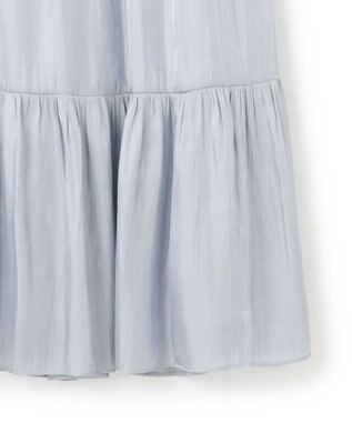 UNFILO シャイニースカート アイスブルー