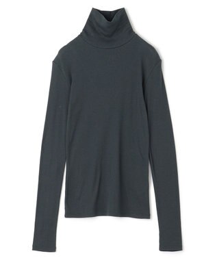 uncrave アルビニスタシフォンテレコ ハイネックカットソー（uncrave STANDARD） スレート