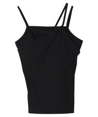 Green Parks ・Ｐｅｔｉｔ　Ｆｌｅｕｒ　カップツキレイヤードキャミ Black