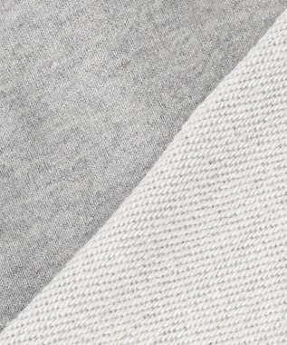 J.PRESS YORK STREET 【UNISEX】裏毛ロゴハーフジップ スウェット ライトグレー系