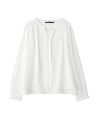YECCA VECCA アクセサリー付きブラウス Off White