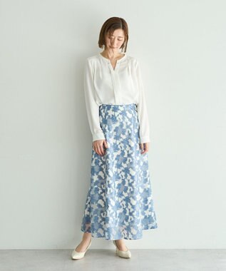 YECCA VECCA アクセサリー付きブラウス Off White