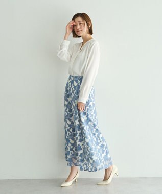 YECCA VECCA アクセサリー付きブラウス Off White