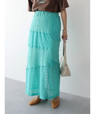 Green Parks パッチワーク風メロースカート