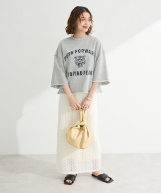 Green Parks ・ＳＵＧＡＲ　ＳＰＯＯＮ　ＴＯＲＡｐｔ７分袖スウェット Gray Mixture