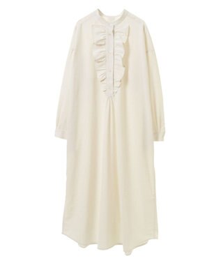 CRAFT STANDARD BOUTIQUE デシンフリルワンピース Off White