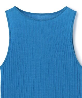 uncrave ランダムリブシアーニット タンクトップ ロイヤルブルー