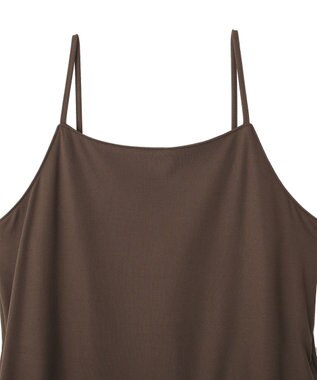 YECCA VECCA 【2点SET】シアーシャツ×Aラインキャミワンピース Terracotta
