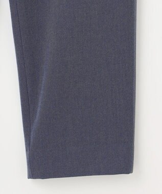 J.PRESS LADIES 【洗える】2way thermoサキソニー テーパード パンツ ネイビーシャンブレー系