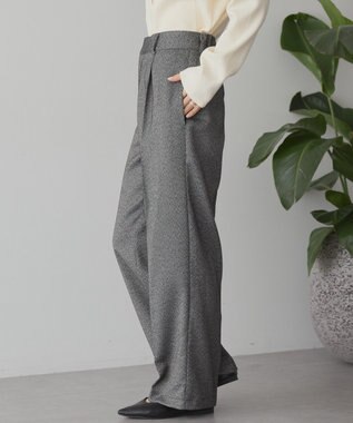 AMERICAN HOLIC 美・美・美ツイードワイドパンツ Black