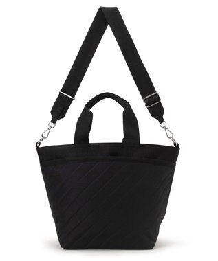 LeSportsac BUCKET TOTE/ラインデボスブラック ラインデボスブラック