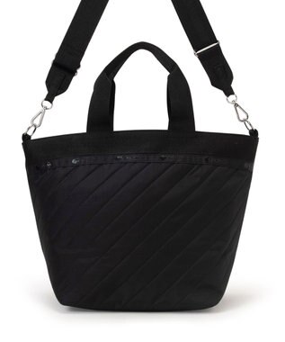 LeSportsac BUCKET TOTE/ラインデボスブラック ラインデボスブラック