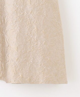 23区 【エステータ】シャイニージャカード フレアスカート グレージュ系