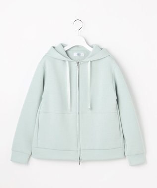 J.PRESS LADIES S ダンボールジャージー パーカー スモーキーミント系