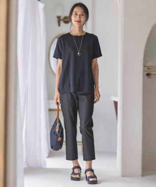 J.PRESS LADIES カーブパール ネックレス ゴールド系