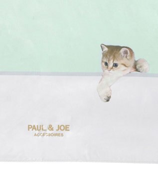 MOONBAT 【一級遮光/コンパクト】PAUL & JOE 晴雨兼用 折りたたみ日傘 軽量 スウィンギングヌネット ミントグリーン