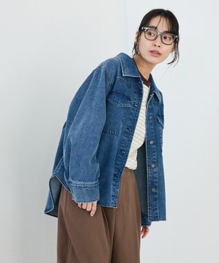 CRAFT STANDARD BOUTIQUE ワークシャツブルゾン Indigo