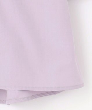 組曲 KIDS 【110-140㎝】パピヨンラッフル ブラウス ラベンダー系