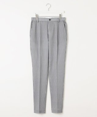 23区GOLF 【MEN】【撥水・ストレッチ】サッカーストライプ フルレングスパンツ ライトグレー系2